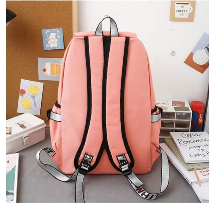 4pcs trendy bagpack for girls
