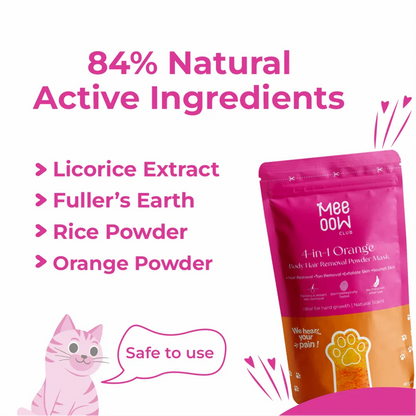 Meeow Hair Removal Wax Powder Mask