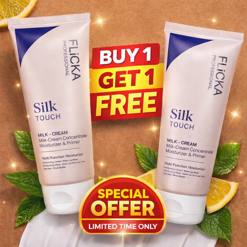 Flicka Silk Touch l Moisturiser + Primer + Sunscreen l Buy 1 Get 1 Free