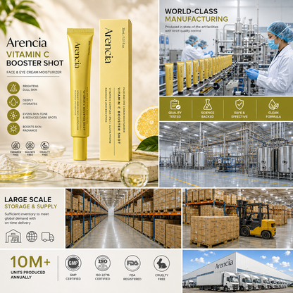 Arencia Vitamin C Booster Shot || Face & Eye Cream Moisturizer