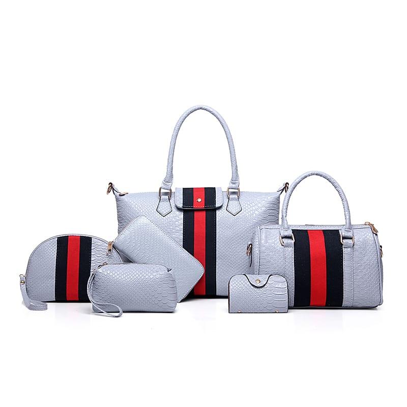 6pcs leather handbag