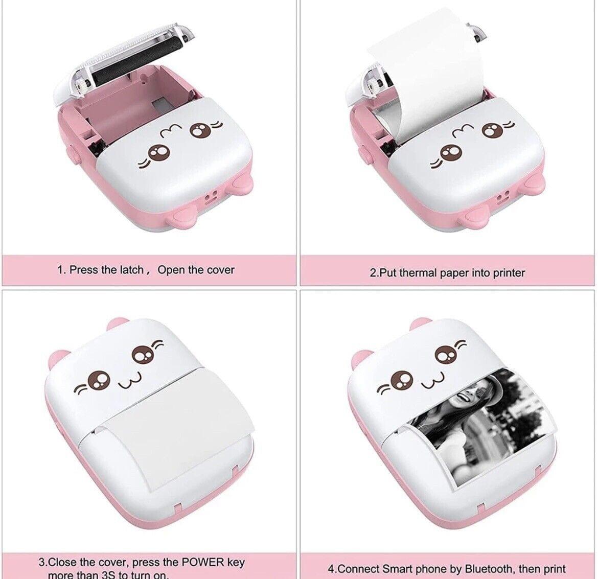 Portable Mini Bluetooth WiFi Printer
