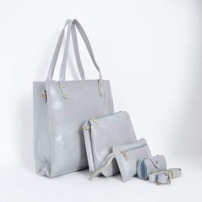 4pcs leather handbag