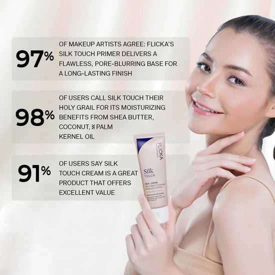 Flicka Silk Touch l Moisturiser + Primer + Sunscreen l Buy 1 Get 1 Free