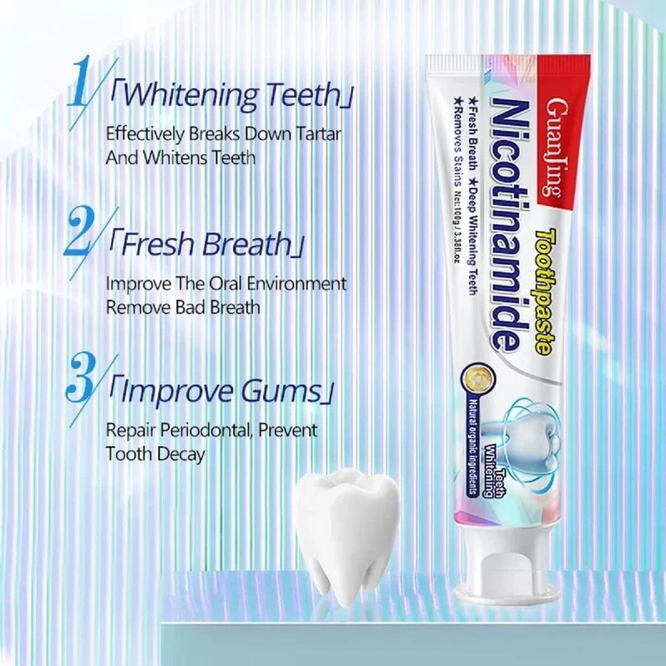 Nicotinamide Whitening Toothpaste | Buy 1 Get 1 Free