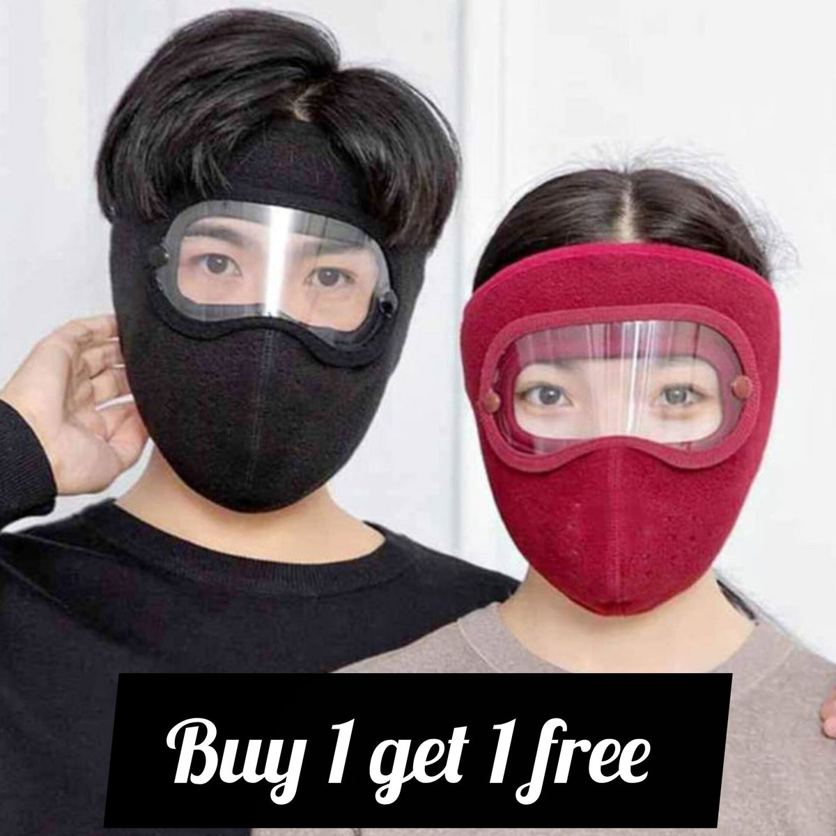 Winter Warm Mask Face Shield Anti Fog Buy 1 get 1 Free