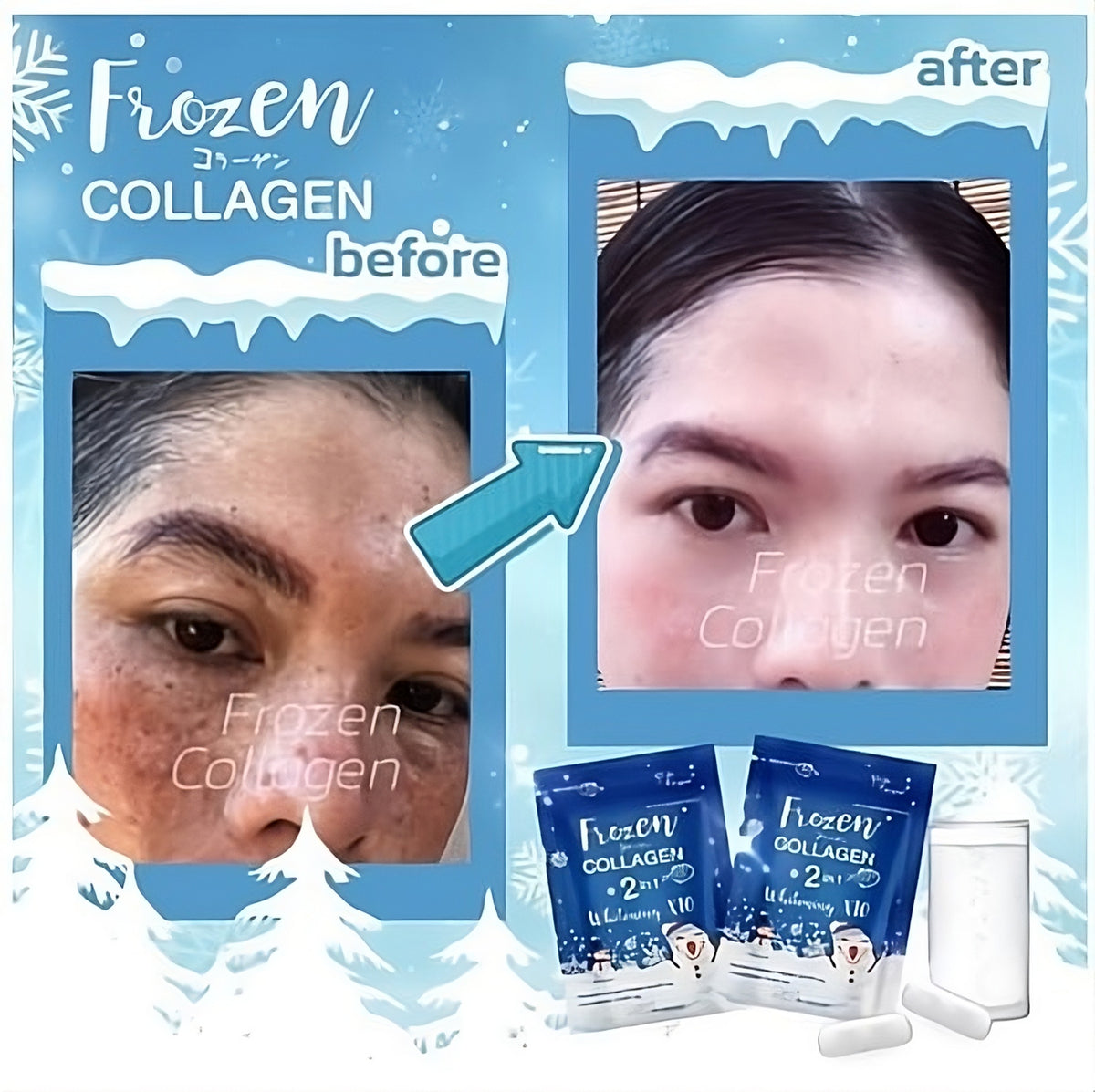 Gluta Frozen Collagen 2 In 1 Capsules (60)
